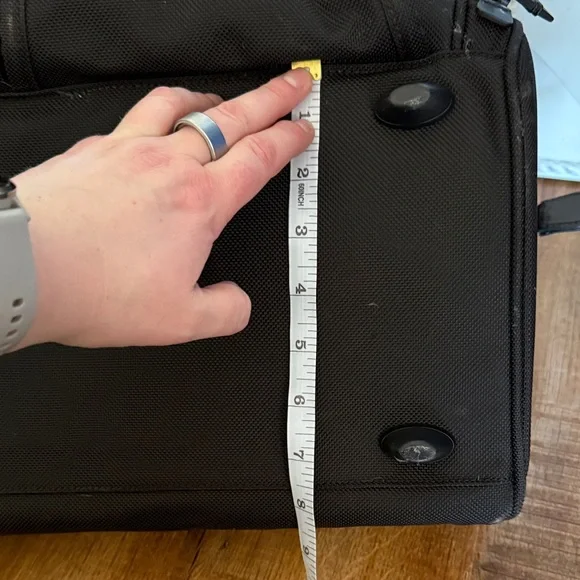 Tumi black travel bag/carryon